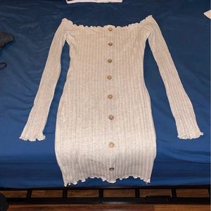 beige dress